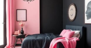 Embrace Chic Elegance: Black and Pink Girls Room Inspirations