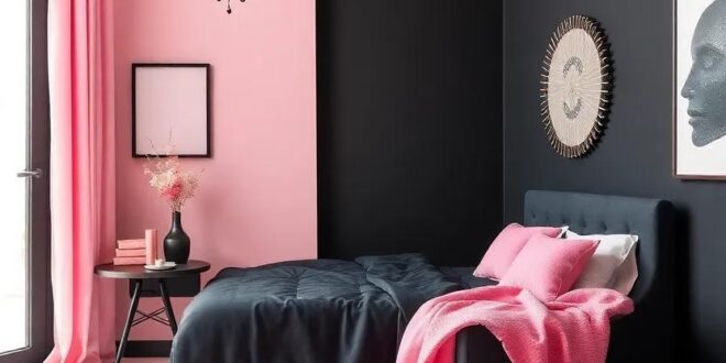 Embrace Chic Elegance: Black and Pink Girls Room Inspirations