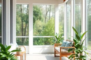 Embracing Nature: The Allure of a Screened Porch Adorned with Wood Paneling