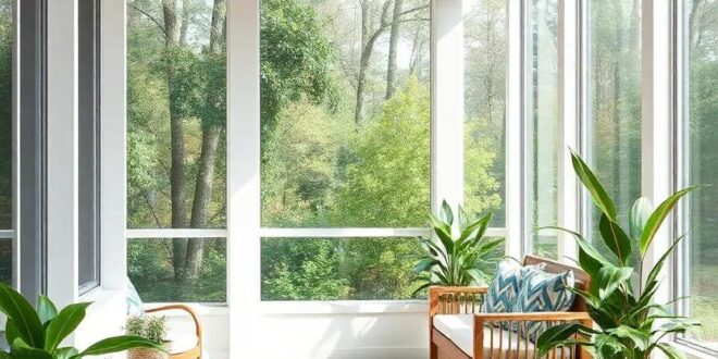 Embracing Nature: The Allure of a Screened Porch Adorned with Wood Paneling