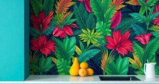 Embrace the Tropics: Transform Your Kitchen with Vibrant Backsplash Designs