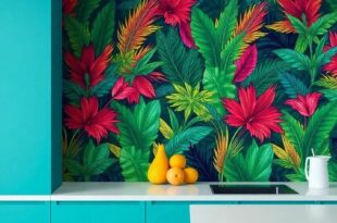 Embrace the Tropics: Transform Your Kitchen with Vibrant Backsplash Designs