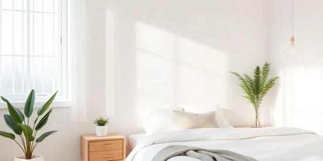Embrace Tranquility: Designing a Simple Bedroom with Serene Neutral Colors