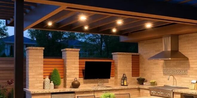Transform Your Space: Stylish Patio Outdoor Kitchens with Elegant Pergola Covers