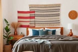 Embracing Individuality: Designing a Creative Eclectic Bedroom with Handwoven Textiles