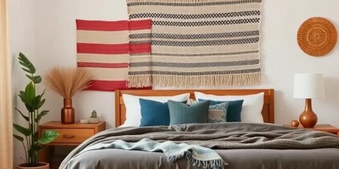 Embracing Individuality: Designing a Creative Eclectic Bedroom with Handwoven Textiles