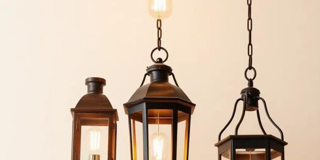 Embrace the Charm: Rustic Lighting Fixtures Featuring Timeless Lantern Designs