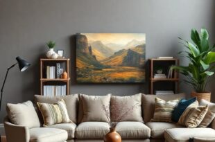 Embracing Uniqueness: Crafting an Artistic Eclectic Living Room Space