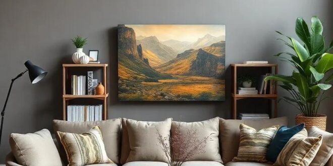 Embracing Uniqueness: Crafting an Artistic Eclectic Living Room Space