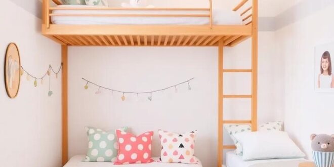 Charming Girls’ Room Ideas: Bunk Beds for Fun and Style