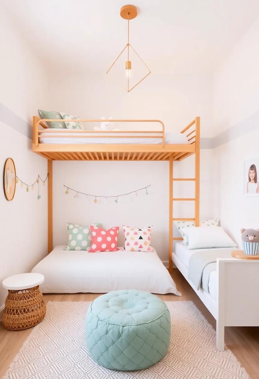 Charming Girls’ Room Ideas: Bunk Beds for Fun and Style