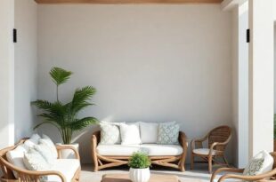 Embracing Nature: Coastal Outdoor Spaces Featuring Driftwood Furniture Designs