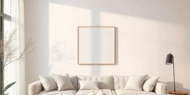 Embracing Serenity: Designing a Living Room with Natural Textures and Neutral Hues