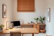 Crafting Calm: Japandi Home Offices Featuring Minimalist Desks for Inspired Productivity