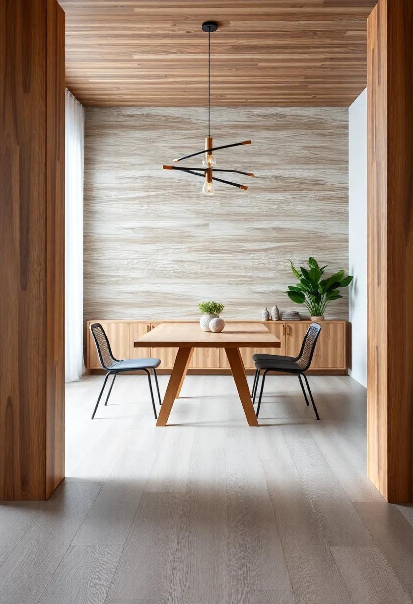 Blending Harmony: Stylish Wood and Metal Dining Room Combinations for Every Home