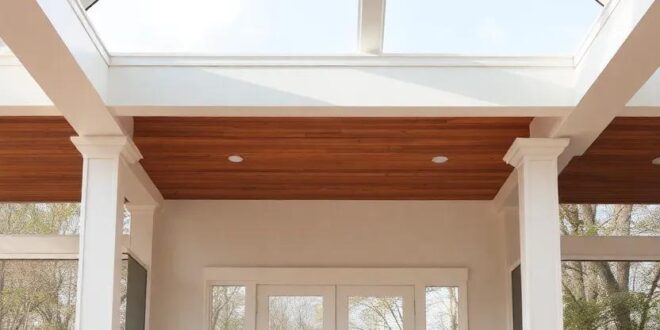 Illuminating Serenity: Exploring Screened Porch Ceilings with Skylights
