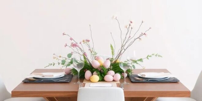 Enchanting Easter Dining Table Decoration Ideas to Celebrate the Season in Style