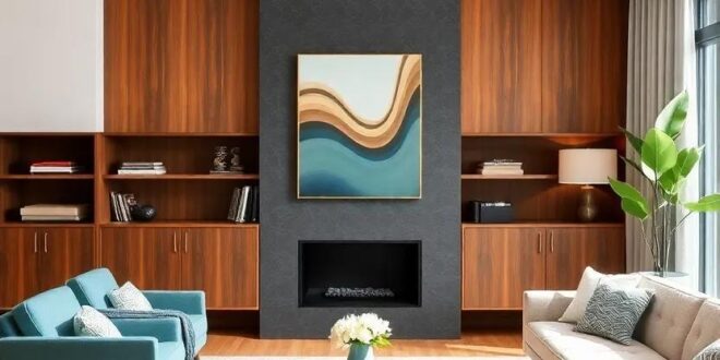 Crafting Timeless Elegance: A Custom Mid-Century Modern Living Room Revitalized