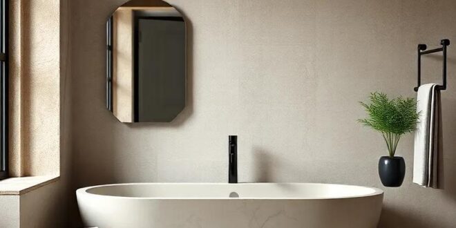 Embracing Nature: Rustic Bathroom Designs Infused with Stone Accents
