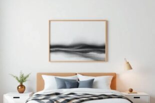 Transforming Minimalism: Elevate Your Simple Bedroom with Modern Wall Art