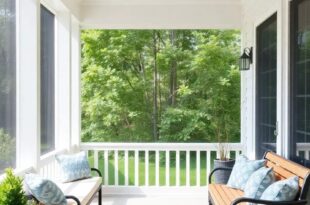 Transform Your Outdoors: Embrace Comfort with a Screened Porch and Bench Seating