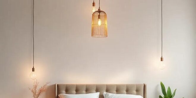 Illuminate Your Space: Creating a Boho Bedroom Oasis with Enchanting Hanging Lights