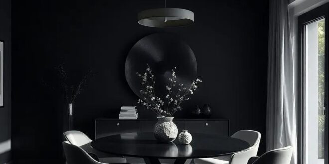 Embrace the Shadows: Transforming Your Dining Room into a Dark and Moody Retreat