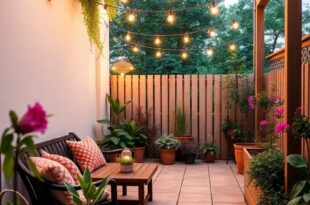 Transform Your Patio Garden: Create Ambience with Charming String Lights