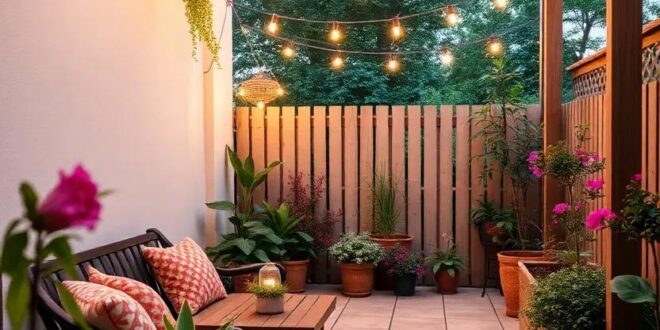 Transform Your Patio Garden: Create Ambience with Charming String Lights