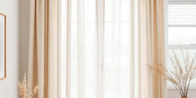 Embrace Serenity: Inspiring Bedroom Curtain Ideas in Soothing Neutral Tones