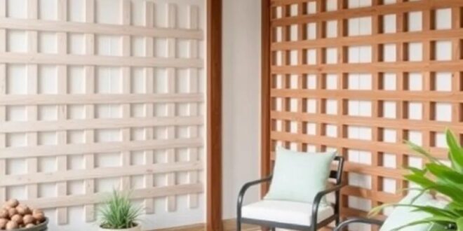 Transform Your Outdoor Space: DIY Lattice Screens for Enhanced Patio Privacy