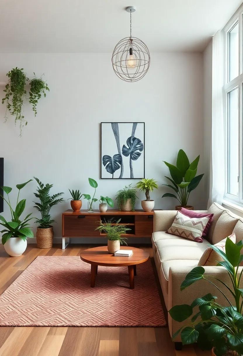 Nature Indoors: ⁣Integrating Plants for life and Color