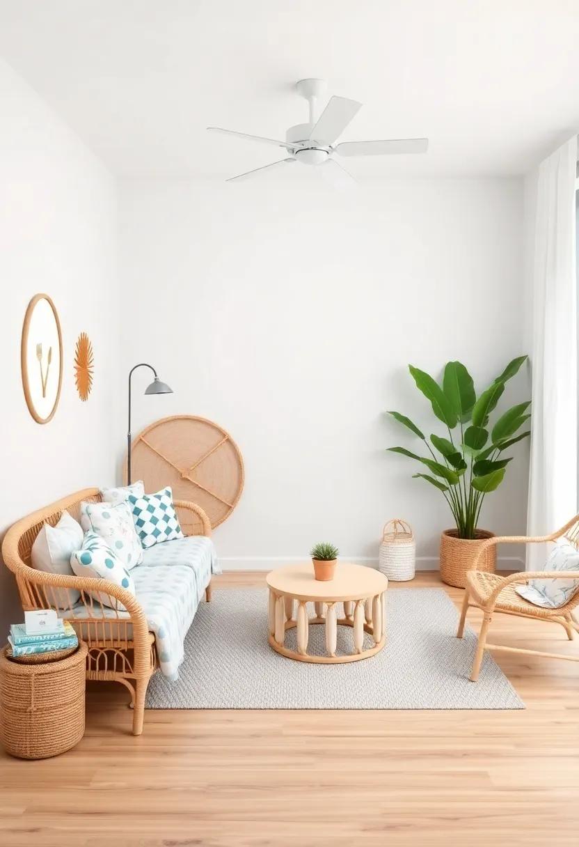 Add Some Beachy Flair​ With Rattan Furniture and Accessories