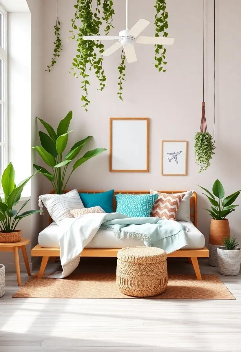 Bring the Outdoors In With Lush Greenery and Beachy Plants