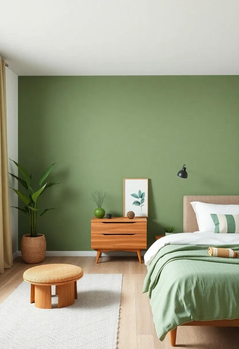 Infuse Your Bedroom with Nature-Inspired Greens that Pair Perfectly