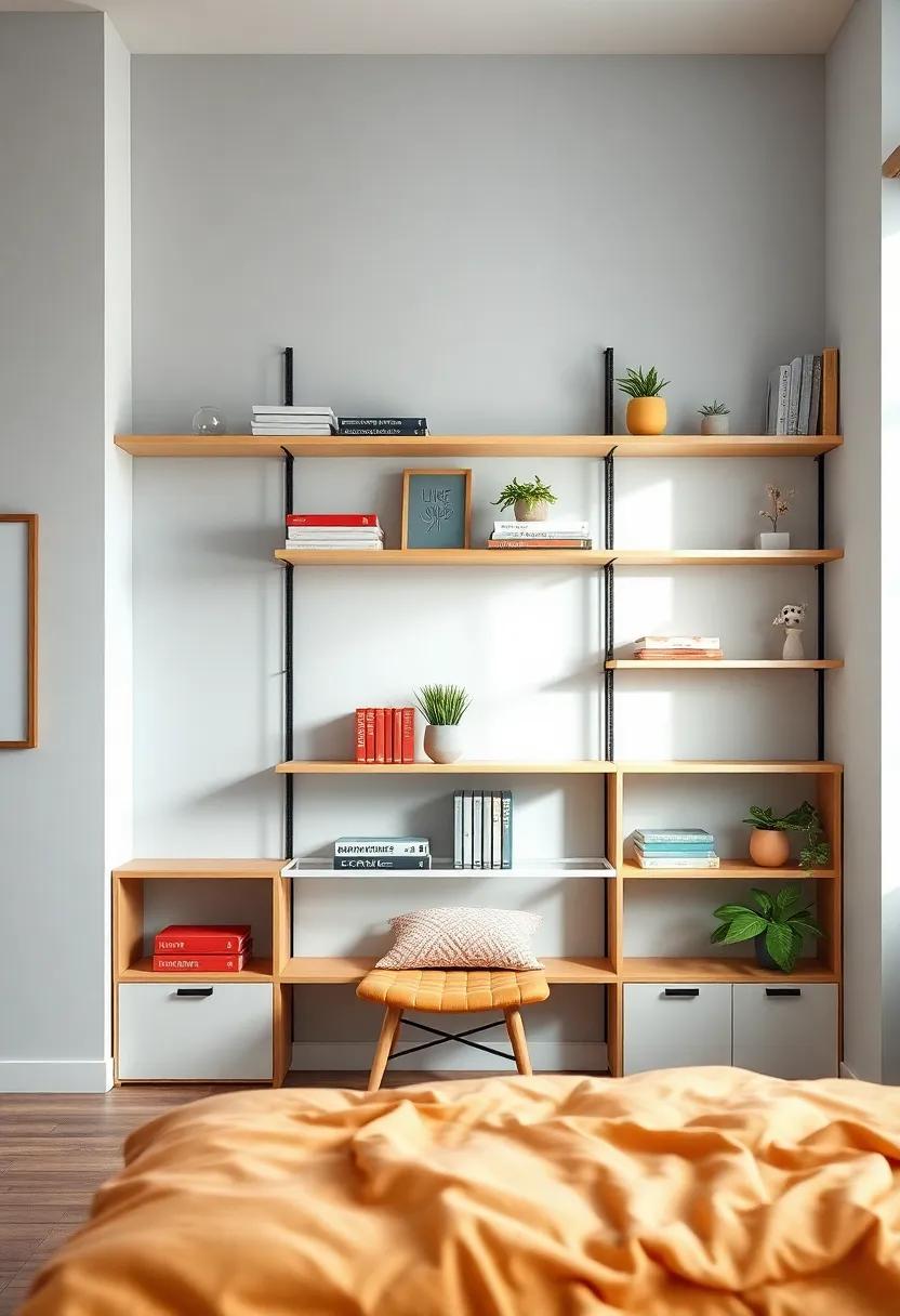 Colorful and Creative ⁤Shelving ⁢Ideas to Energize Your Bedroom Space