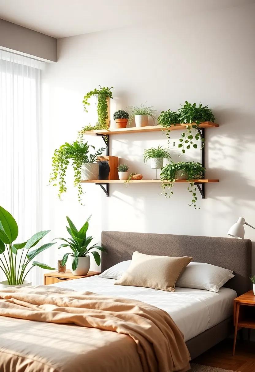 Vertical Gardens: Bringing ​Greenery⁢ into ⁢Your Bedroom with⁣ Shelving