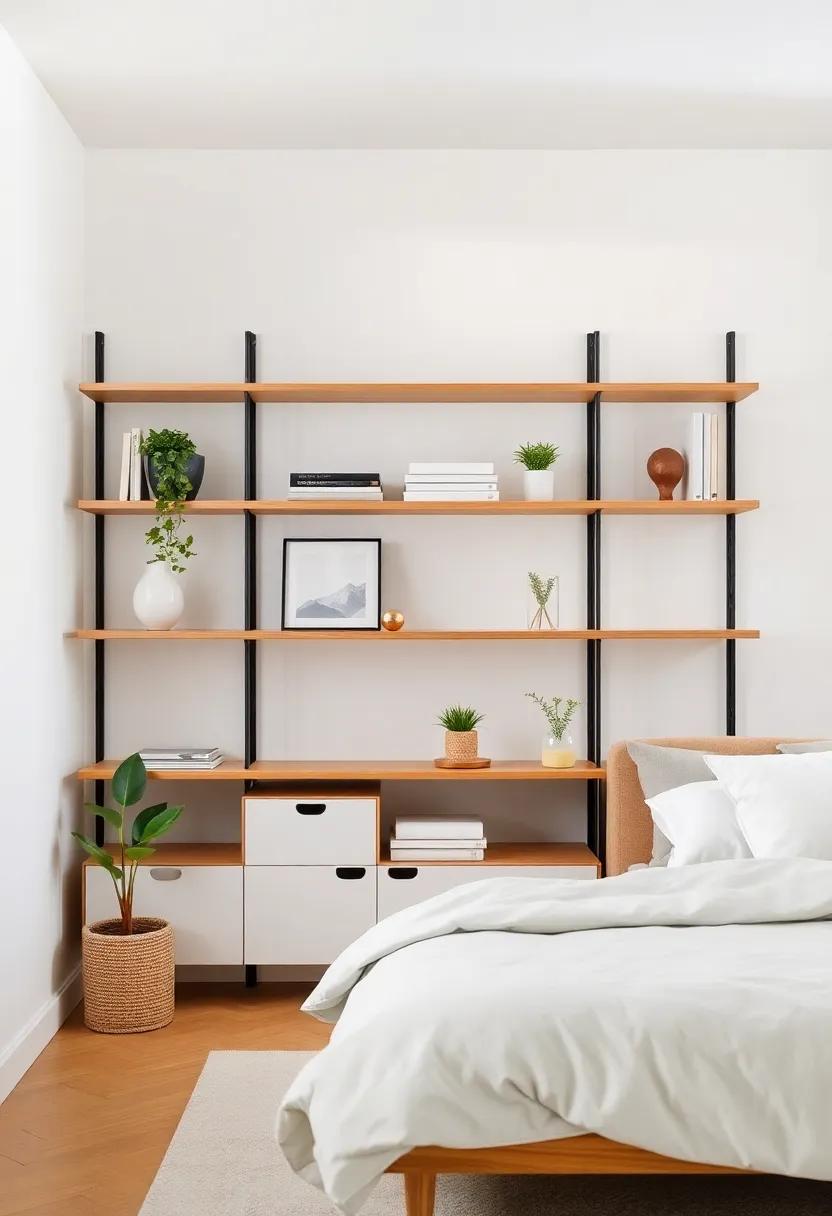 Eco-Friendly Shelving Choices for Sustainable Bedroom⁤ Decor