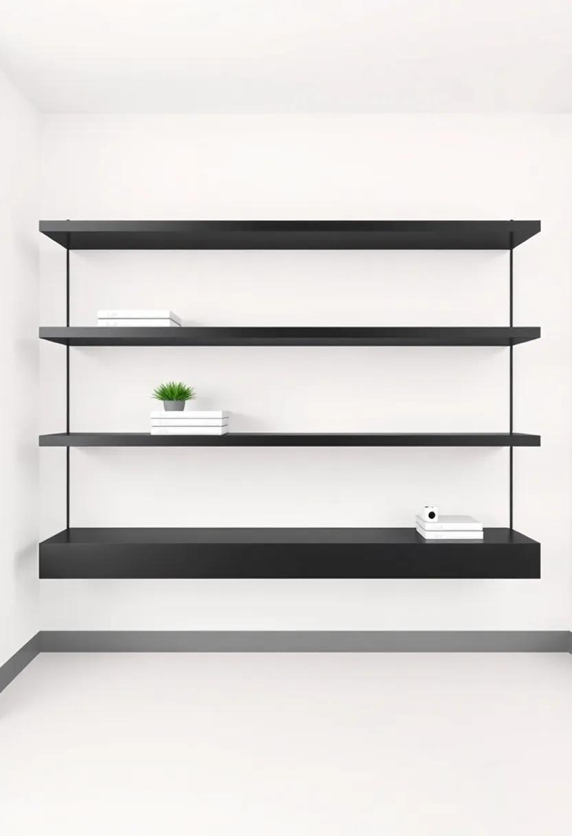 Utilizing​ Floating Shelves for a ‍Minimalistic and Modern Bedroom ⁣Look