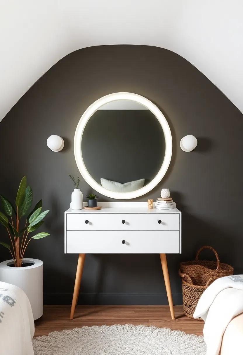 Incorporating a Vanity Mirror into Cozy ‍Bedroom Nooks