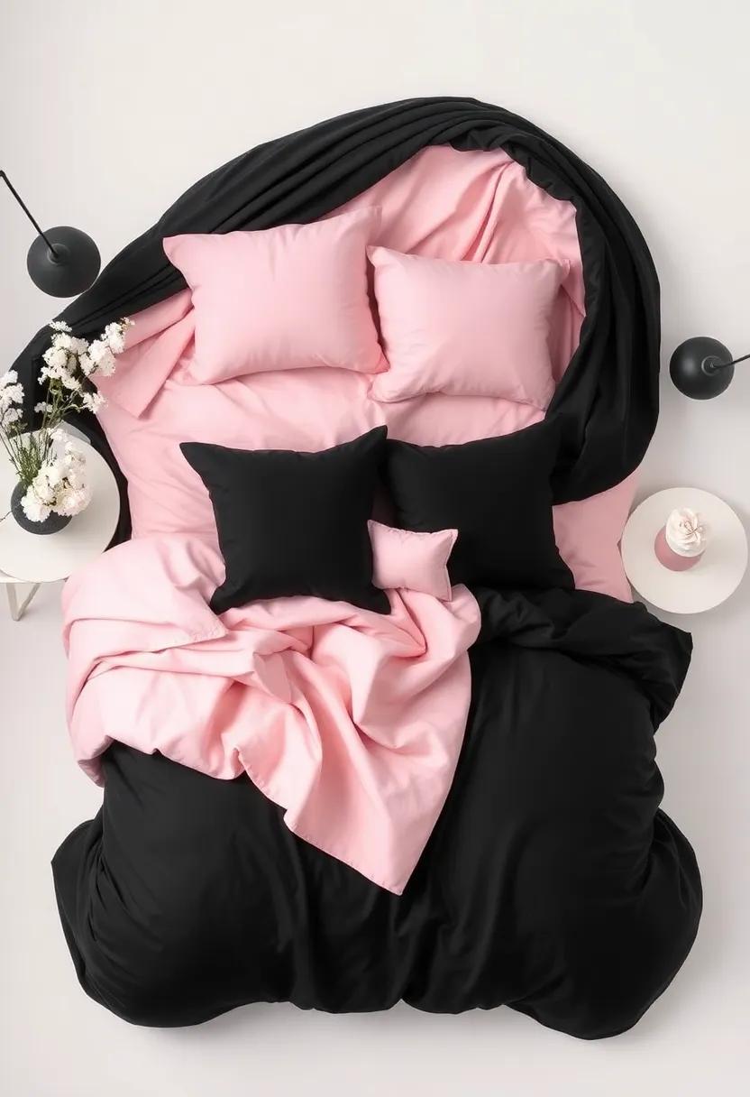 Bedding ​Bliss: Curating Dreamy Black ⁢and Pink ⁣Linens for⁢ Sweet Slumbers