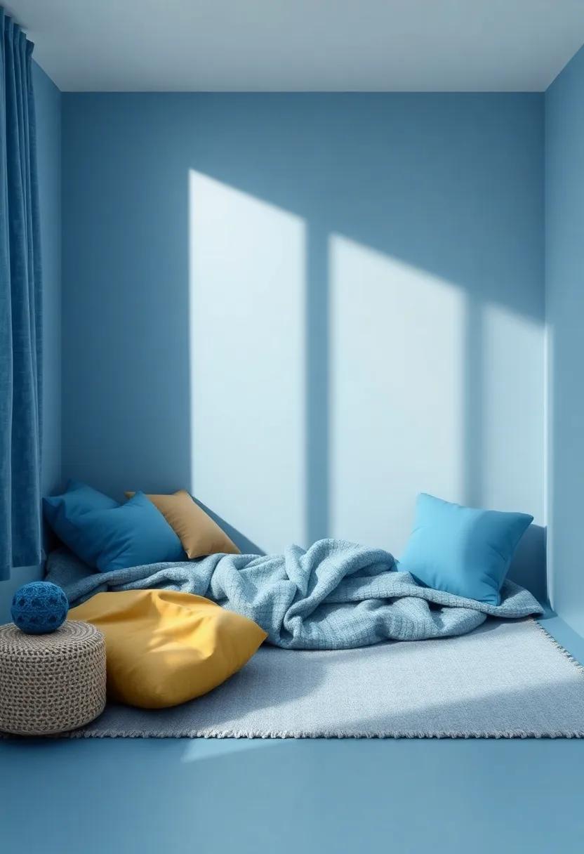 Cozy Blue Textiles That add Comfort and ⁣Style in Every Corner