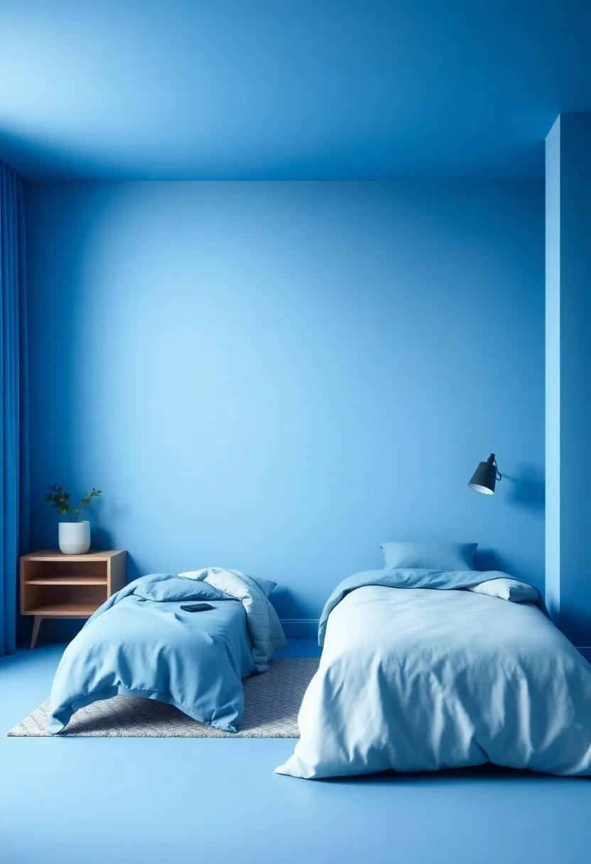 Modern Minimalist Blue Designs for a⁣ Chic and Clean Space