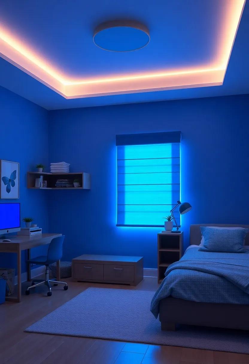 Transforming a Boys room‌ with‍ Unique ​Blue ⁢Lighting‌ Solutions