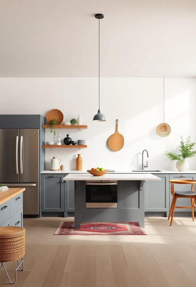 Balancing space: Creating Flow in a Free-Spirited Kitchen Design