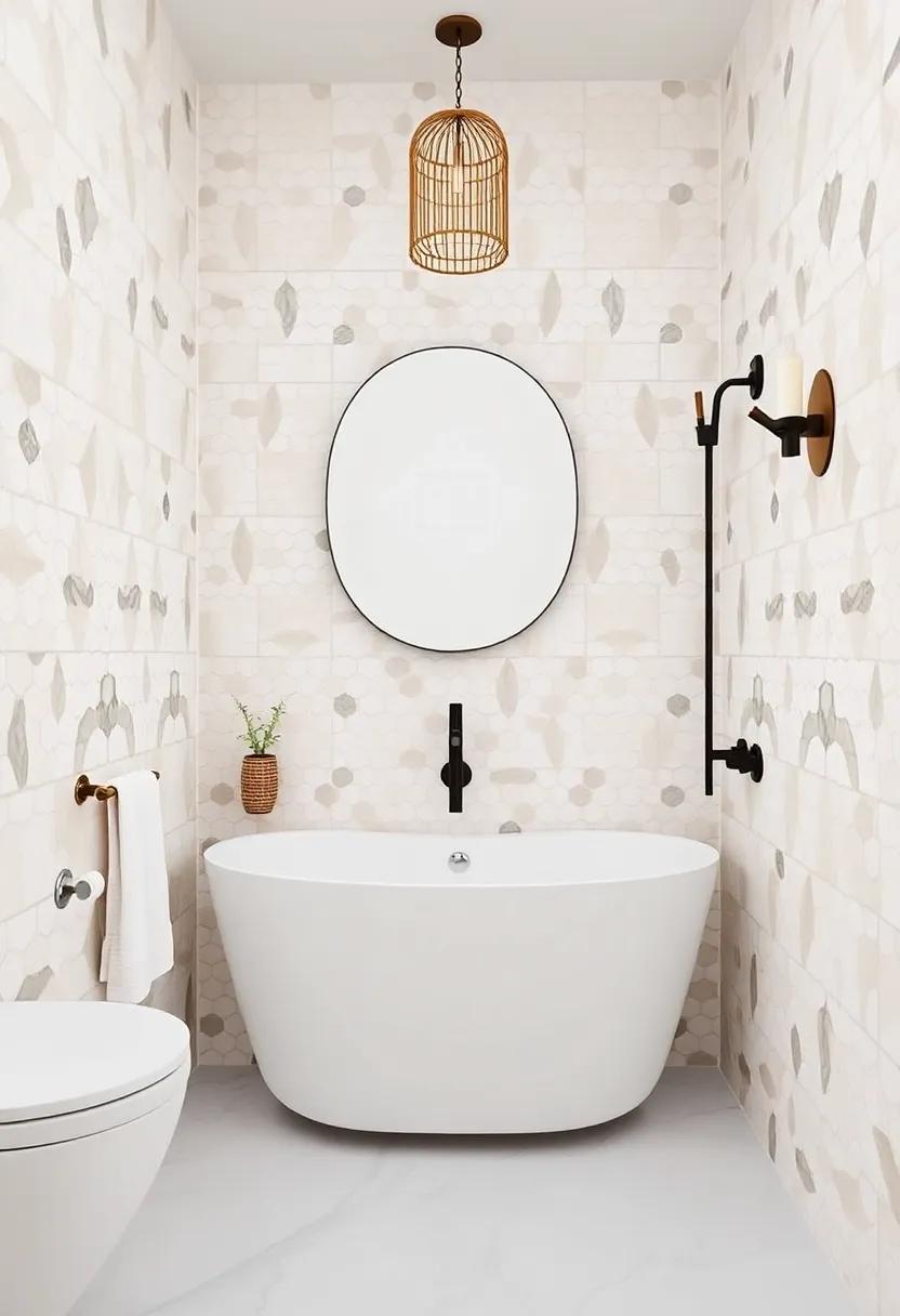 Exploring‍ Mosaic Magic in ​Boho-Inspired Bathroom Spaces