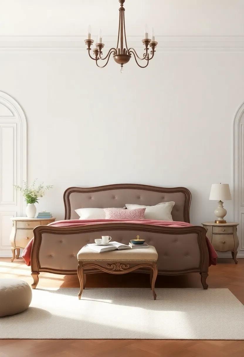 Classic French Provincial ⁣Style Infusing Romance into Sleep Sanctuaries