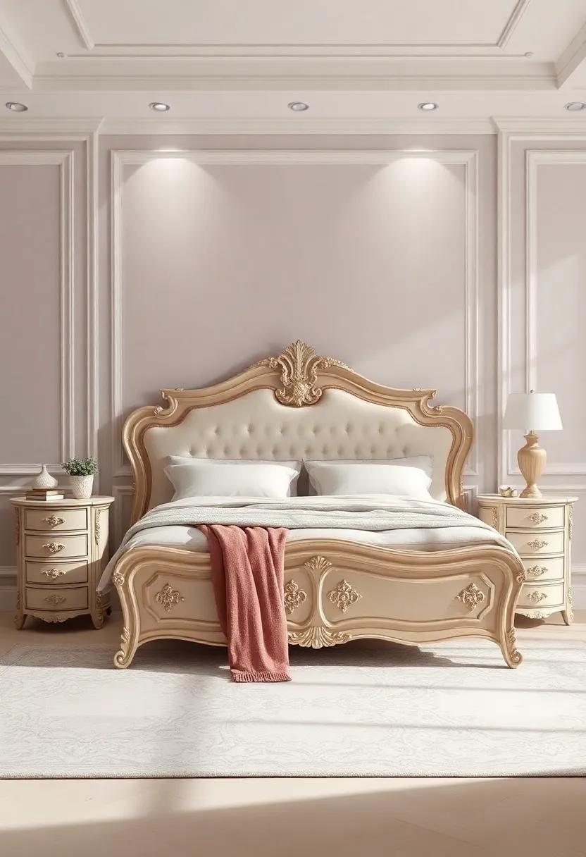 Evoking Luxury with Ornate Details in Classic​ Bedroom ⁤Furniture