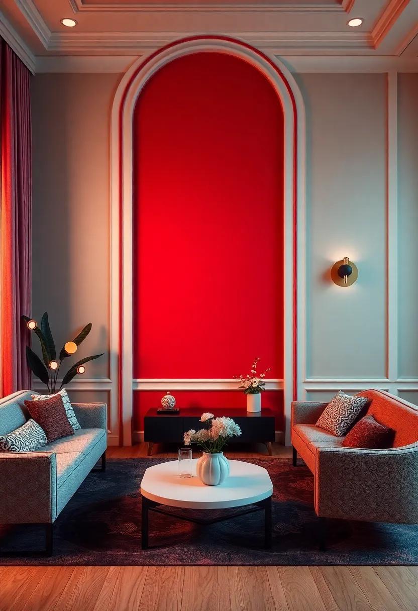 Art Deco Revival: Bold Graphics for a sophisticated Ambiance