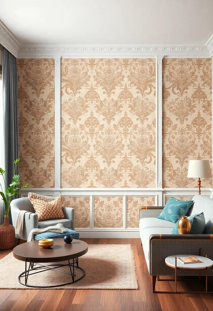 Eclectic Mix: Layering⁤ wallpaper Designs for​ a Unique Statement